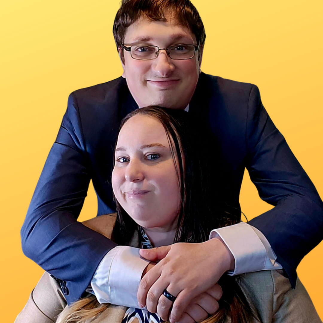 A photo of B and D Carpenter, paranormal urban fantasy authors